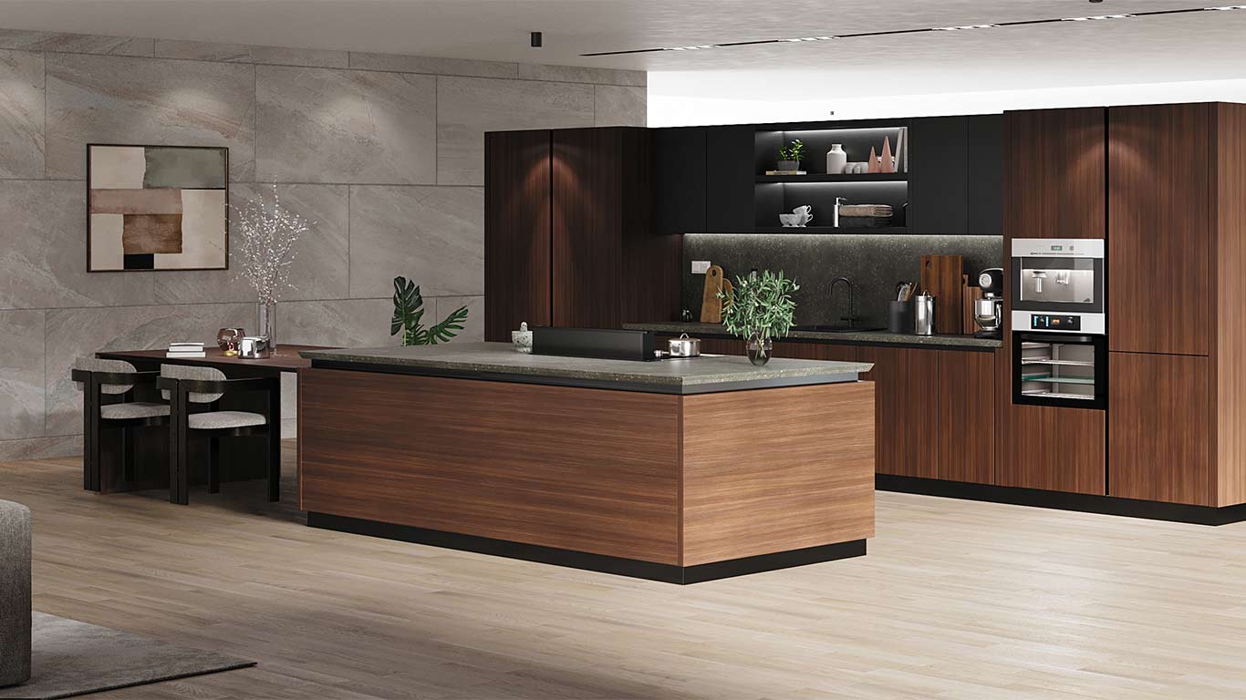 Kitchen Island Black Wooden Kitchen