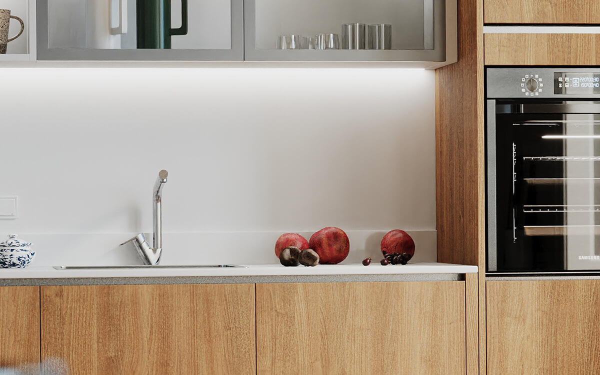 Natural Wooden Pantry Kitchen | Kitchenspace