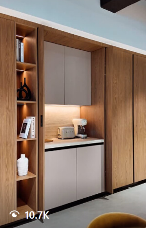 Storage Behind Pocket Doors